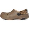 Crocs Unisex-Adult All Terrain Lined Clogs with Adjustable Heel Strap(Walnut)