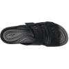 Crocs Unisex-Adult Brooklyn Cork Buckle Sandals Wedge(Black)