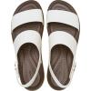 Crocs Women’s Brooklyn Cork Low Wedge Sandal(Chalk)