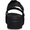 Crocs Women’s Brooklyn Woven Low Wedge Sandal(Black Woven)