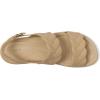 Crocs Women’s Brooklyn Woven Low Wedge Sandal(Chai)