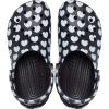 Crocs Women’s Classic Marbled Tie-dye Clogs(Black White)