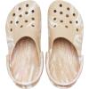 Crocs Women’s Classic Marbled Tie-dye Clogs(Chai/Pink Rose)