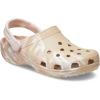Crocs Women’s Classic Marbled Tie-dye Clogs(Chai/Pink Rose)