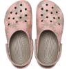 Crocs Women’s Classic Marbled Tie-dye Clogs(Mushroom/Multi Flower)
