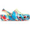 Crocs Women’s Classic Marbled Tie-dye Clogs(Sulphur/Multi)