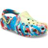 Crocs Women’s Classic Marbled Tie-dye Clogs(Sulphur/Multi)