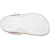 Crocs Women’s Classic Marbled Tie-dye Clogs(White/Floral)