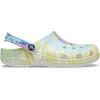 Crocs Women’s Classic Marbled Tie-dye Clogs(White/Multi)