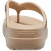 Crocs Women’s Sloane Embellished Wedge Flip Flops(Gold Glitter)