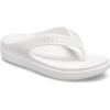 Crocs Women’s Sloane Embellished Wedge Flip Flops(White Glitter)
