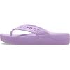 Crocs Women’s Via Platform Flip Flop(Orchid)