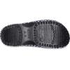Crocs unisex-adult mens On the Clock Clog, Slip Resistant Shoes(Black/White)