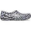 Crocs unisex-adult mens On the Clock Clog, Slip Resistant Shoes(Black/White)
