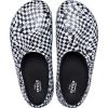 Crocs unisex-adult mens On the Clock Clog, Slip Resistant Shoes(Black/White)