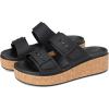 Crocs Unisex-Adult Brooklyn Cork Buckle Sandals Wedge(Black)