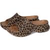 Crocs Women’s Bae Slide Platform Sandals(Sepia/Leopard)