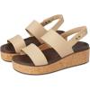 Crocs Women’s Brooklyn Cork Low Wedge Sandal(Chai)