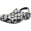 Crocs Women’s Classic Marbled Tie-dye Clogs(Black Daisy)
