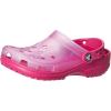 Crocs Women’s Classic Marbled Tie-dye Clogs(Candy Pink)