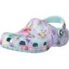 Crocs Women’s Classic Marbled Tie-dye Clogs(Watercolor Floral)