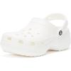 Crocs Women’s Classic Marbled Tie-dye Clogs(White)