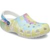 Crocs Women’s Classic Marbled Tie-dye Clogs(White/Multi)