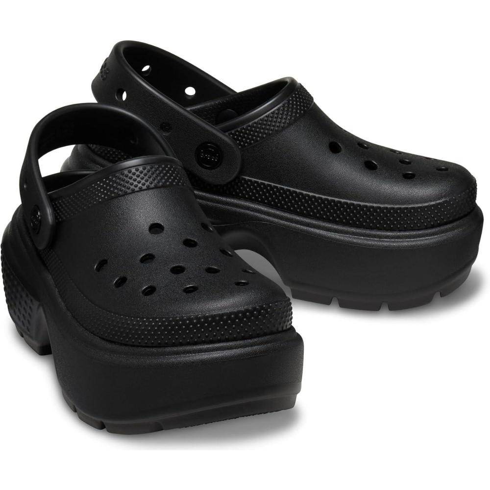 imageCrocs Womens Stomp Clog Slipon ShoesBlack