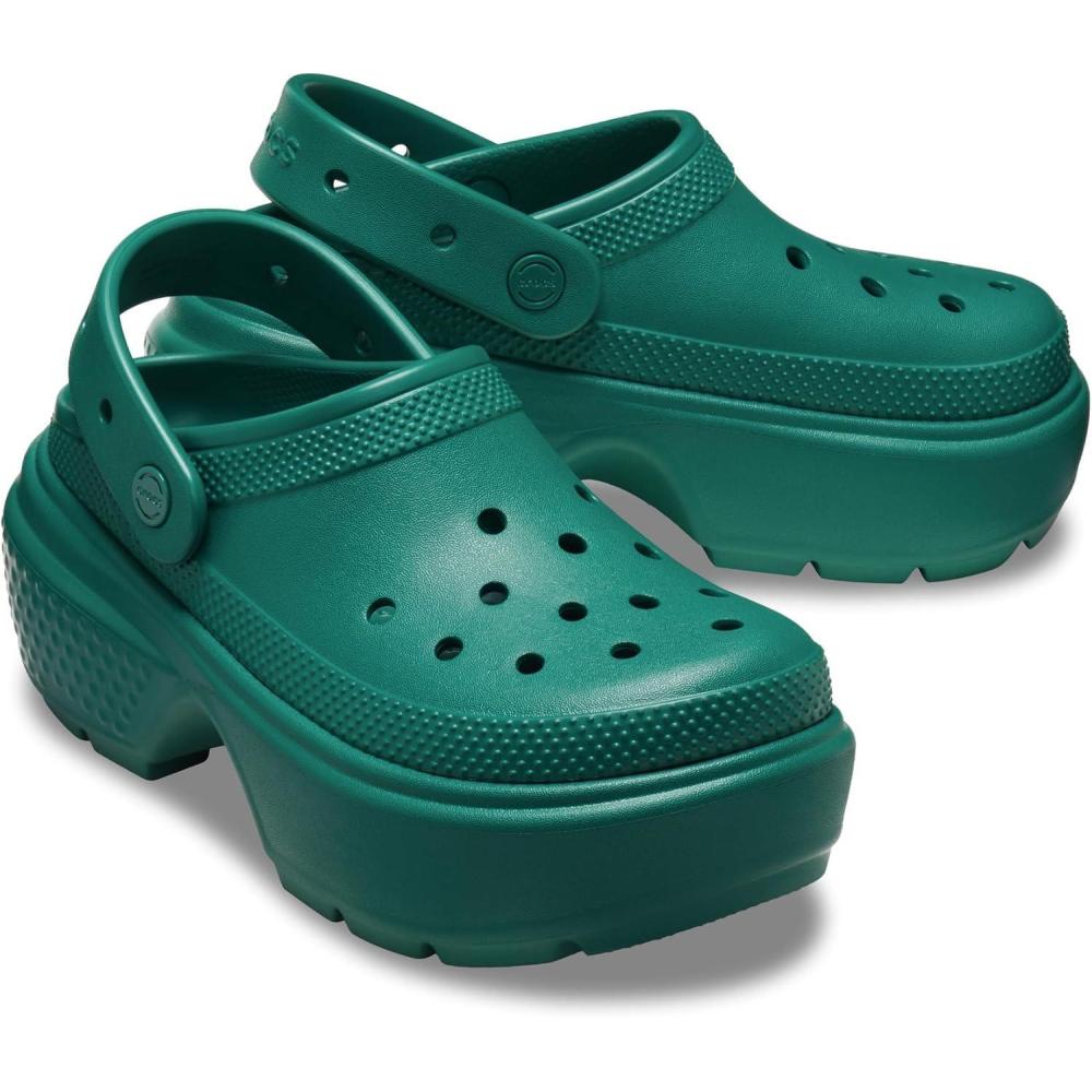 imageCrocs Womens Stomp Clog Slipon ShoesEmerald