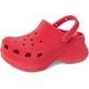 Crocs Women’s Classic Bae Clogs, Platform Shoes for Women(Digital Raspberry Velvet)