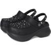 Crocs Women’s Classic Bae Clogs, Platform Shoes for Women(Black Studded)