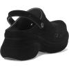 Crocs Women’s Classic Bae Clogs, Platform Shoes for Women(Black Velvet)