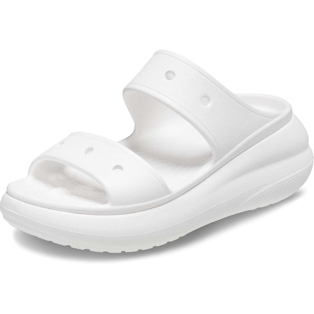 imageCrocs Unisex Adult Classic Crush SandalsWhite