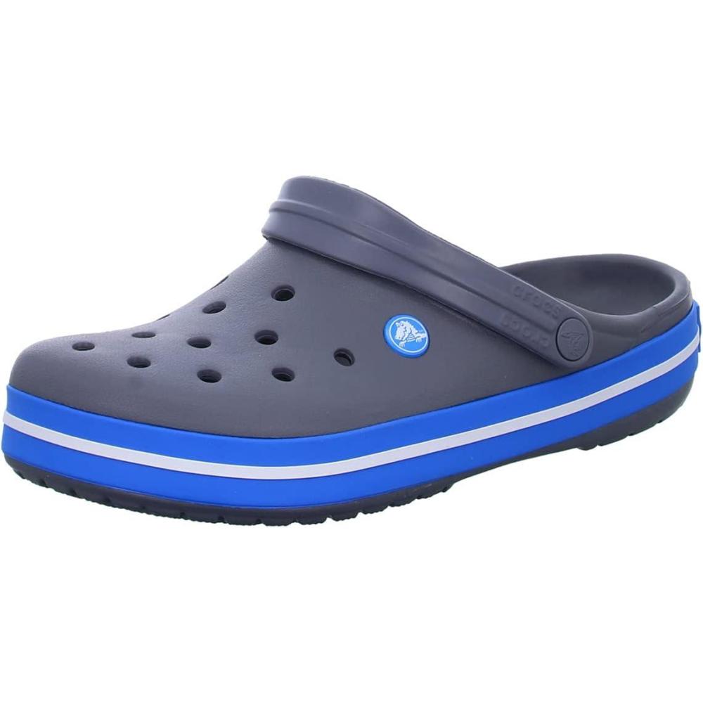 imageCrocs Unisex Adult Classic Seasonal Grpahic ClogsCharcoal Grey Ocean