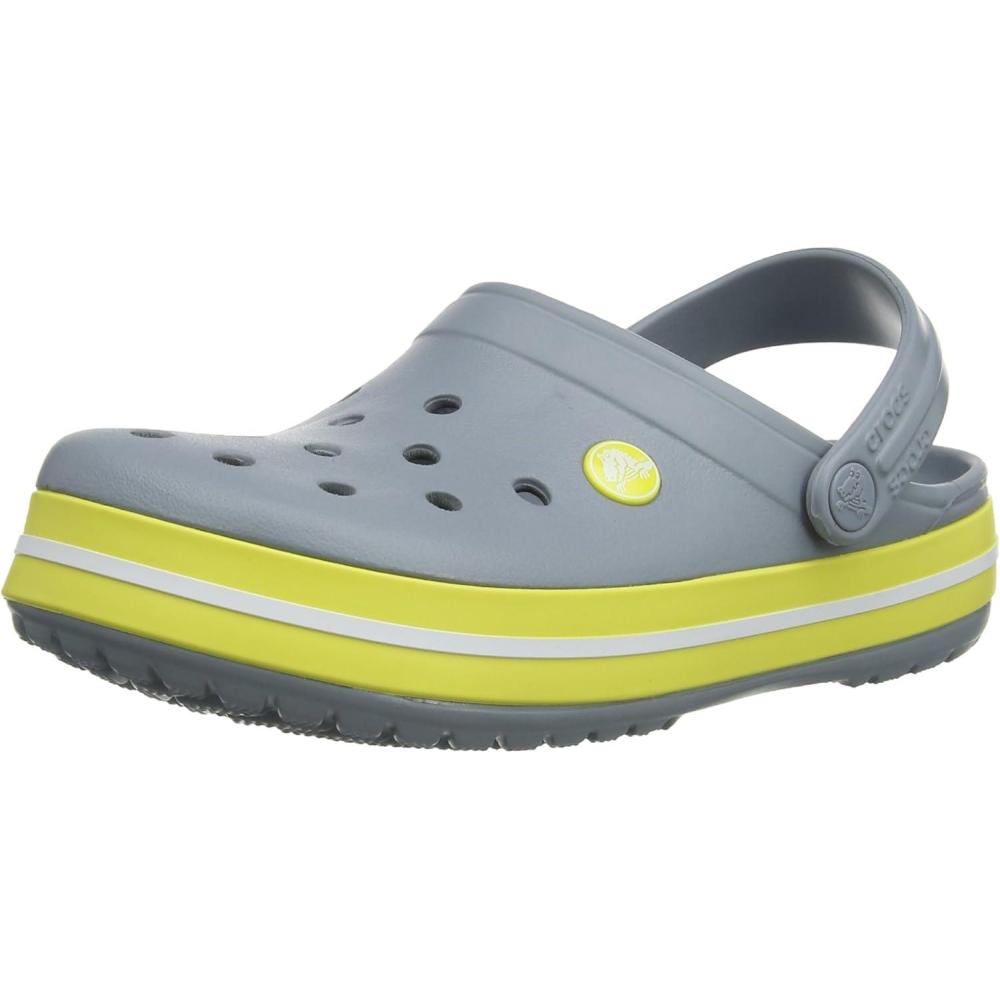 imageCrocs Unisex Adult Classic Seasonal Grpahic ClogsConcrete Chartreuse