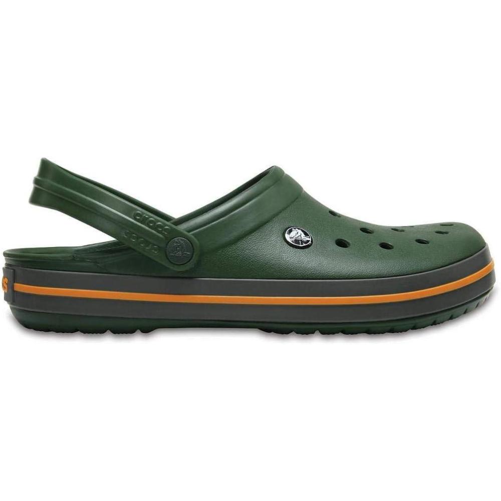 imageCrocs Unisex Adult Classic Seasonal Grpahic ClogsForest Green Slate Grey