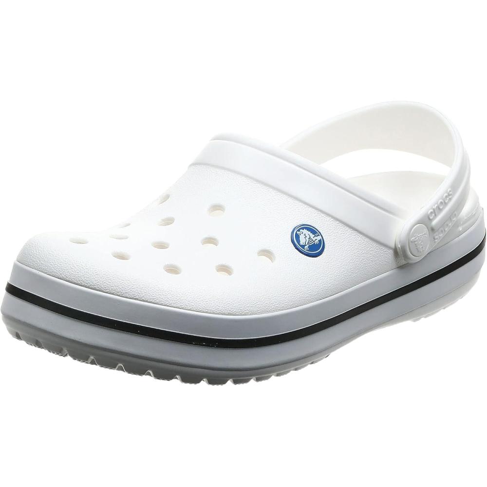 imageCrocs Unisex Adult Classic Seasonal Grpahic ClogsWhite Pink Lemonade