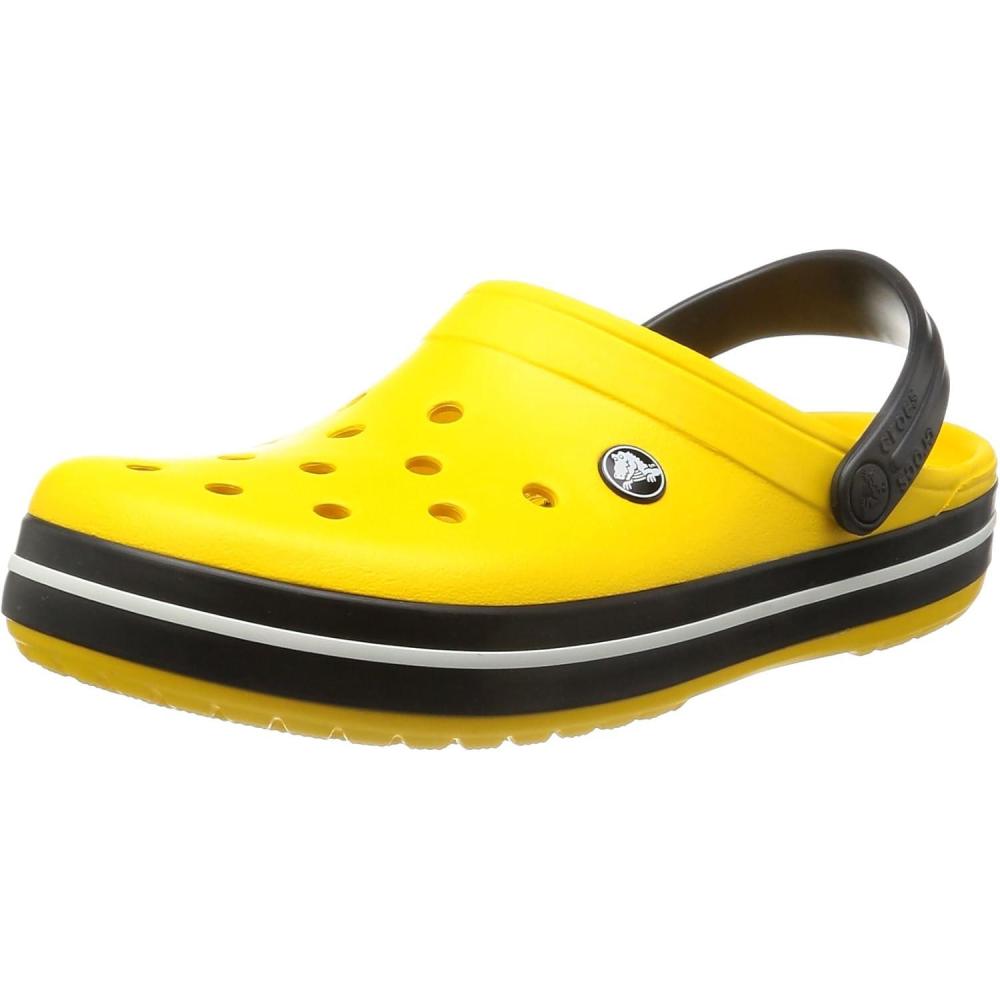 imageCrocs Unisex Adult Classic Seasonal Grpahic ClogsYellow Black