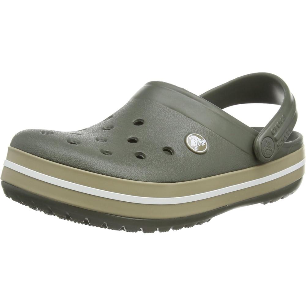 imageCrocs Unisex Adult Crocband ClogsDusty Olive Khaki