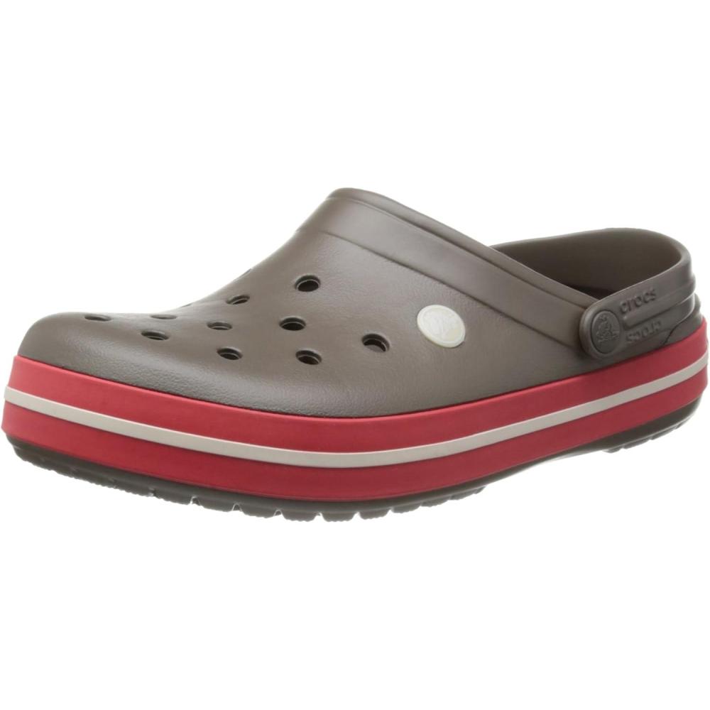imageCrocs Unisex Adult Crocband ClogsViolett Pewter Red
