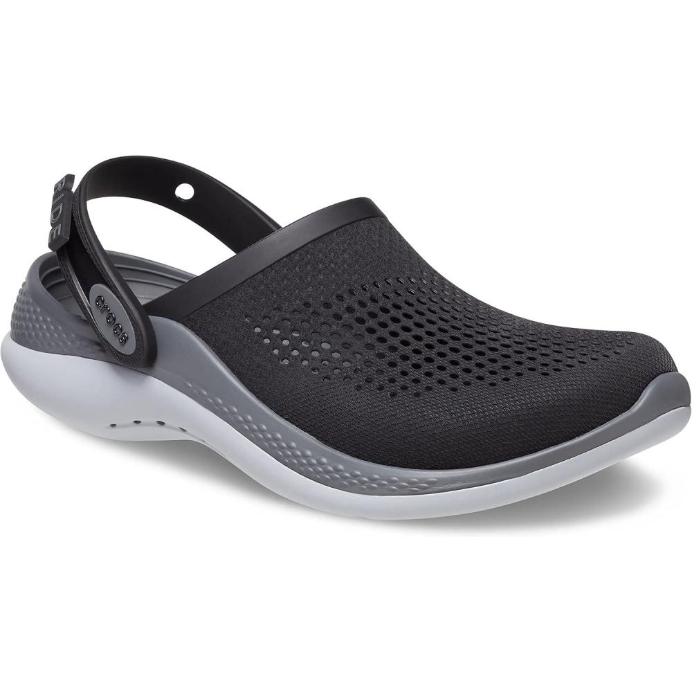 imageCrocs Unisex Adult Literide 360 ClogsBlackSlate Grey