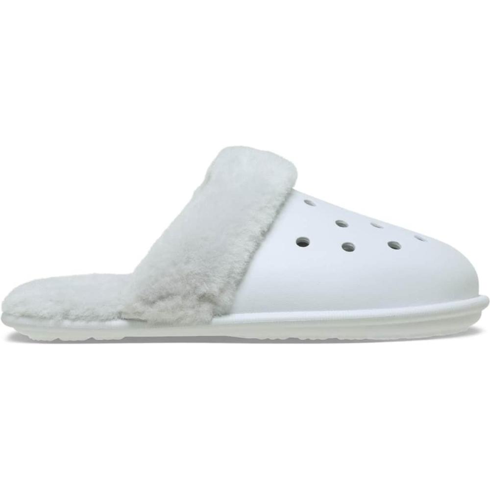 imageCrocs UnisexAdult Classic Fuzz Scuff SlippersMoonlight