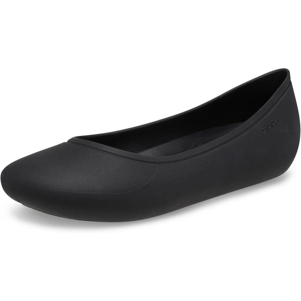 imageCrocs Womens Brooklyn FlatsBlack