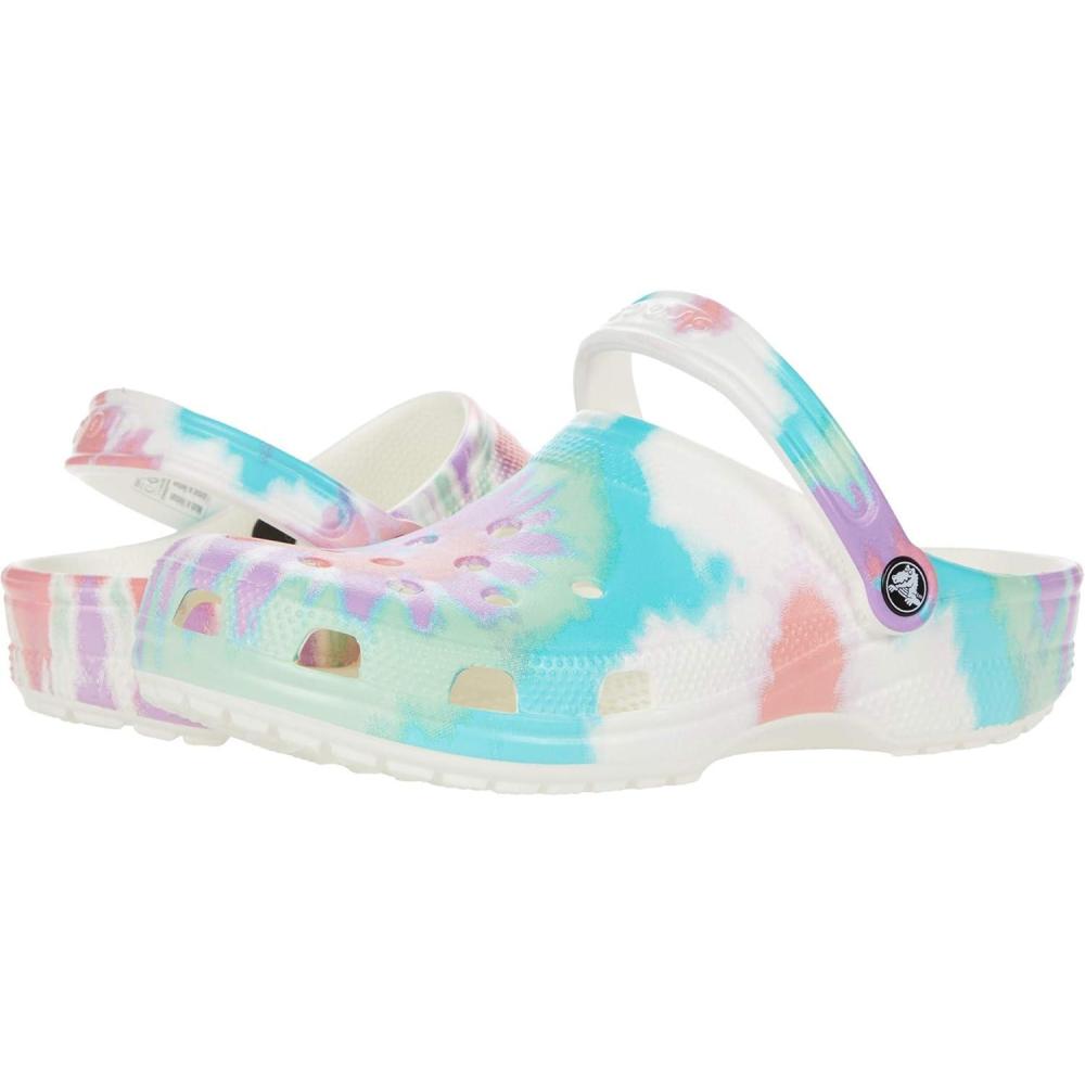 imageCrocs Womens Classic Marbled Tiedye ClogsFrescoMulti 1