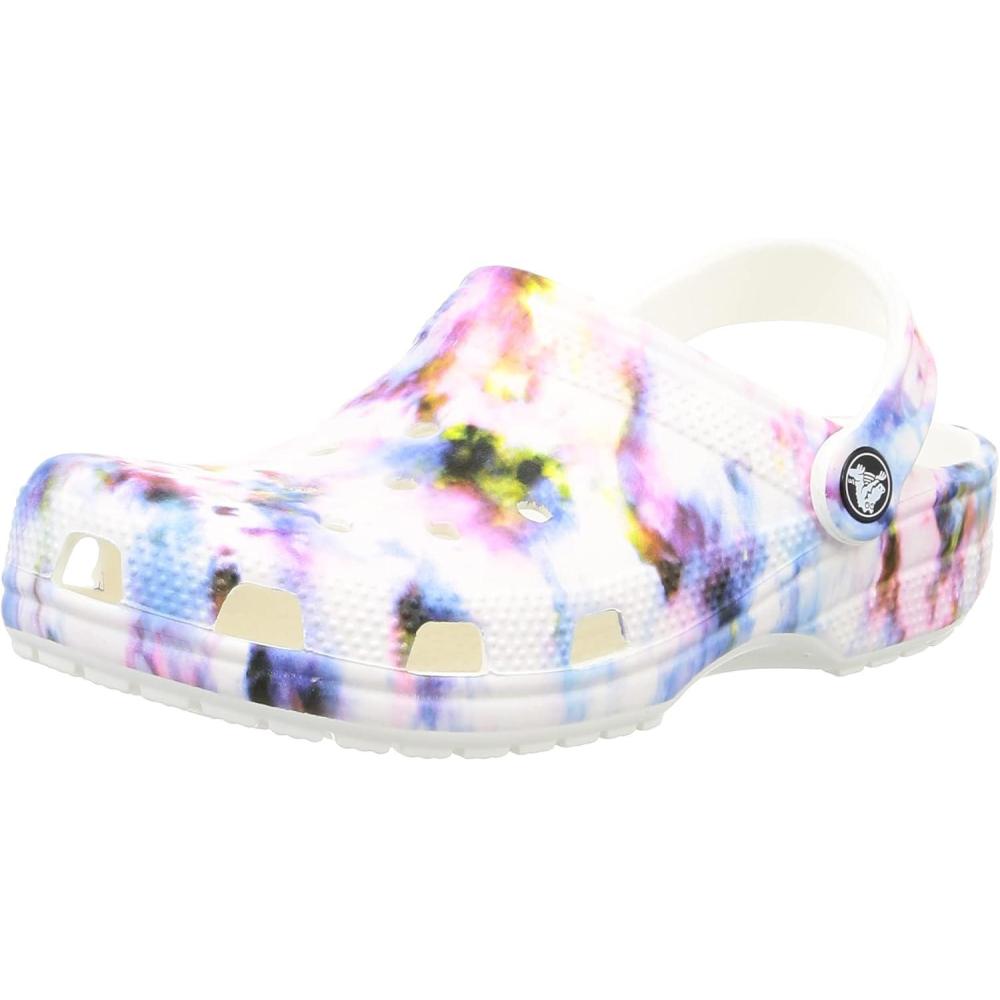 imageCrocs Womens Classic Solar Rainbow ClogsGarnetMulti