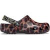Crocs Unisex Adult Classic Animal Print Clogs(Black/Multi Ani)