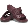 Crocs Unisex Adult Classic Animal Print Clogs(Burgundy)