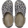 Crocs Unisex Adult Classic Animal Print Clogs(Khaki/Leopard)