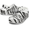 Crocs Unisex Adult Classic Animal Print Clogs(White/Zebra Print)