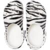 Crocs Unisex Adult Classic Animal Print Clogs(White/Zebra Print)